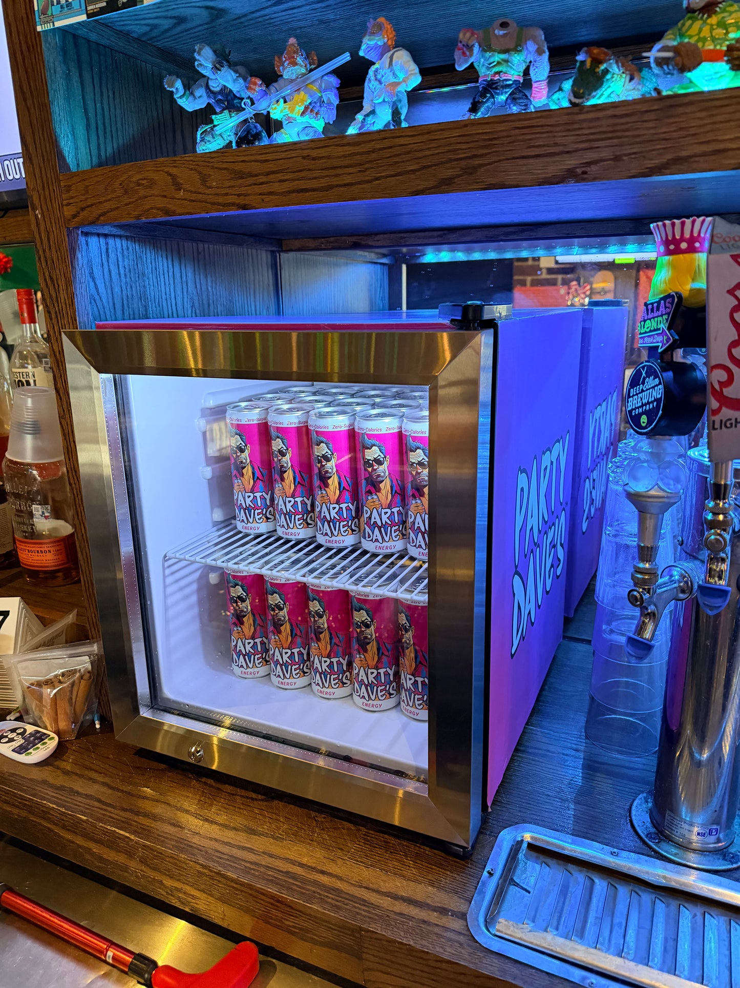 Party Dave's Pink Mini Fridge