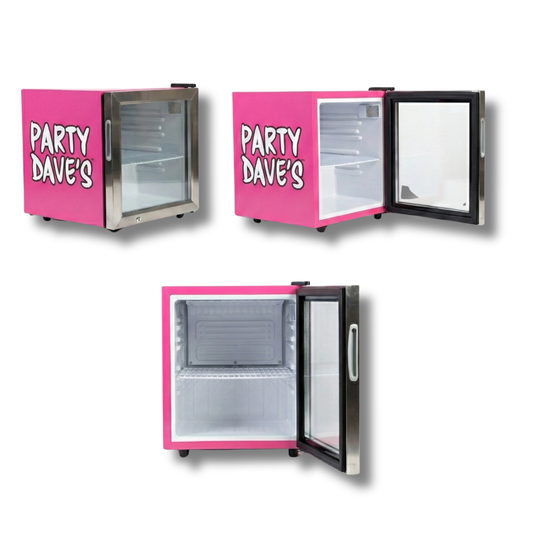 Party Dave's Pink Mini Fridge