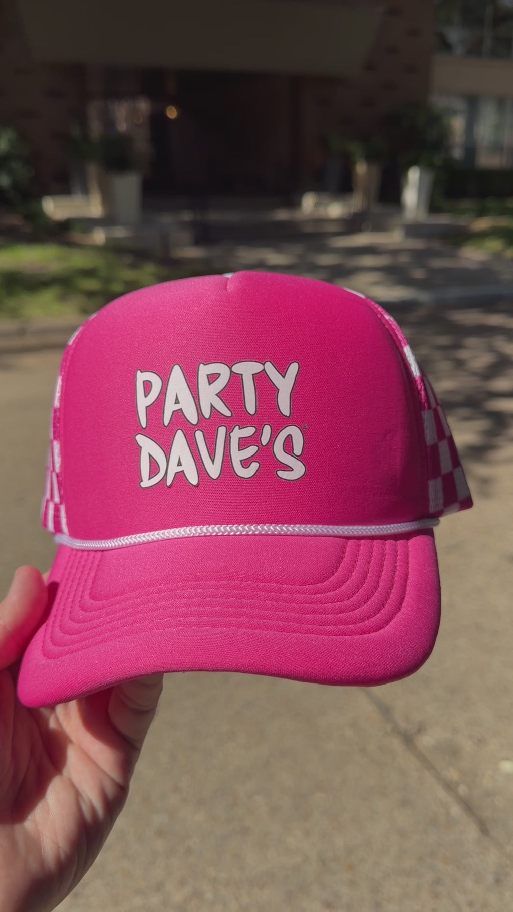 Pink Foam Trucker Hat