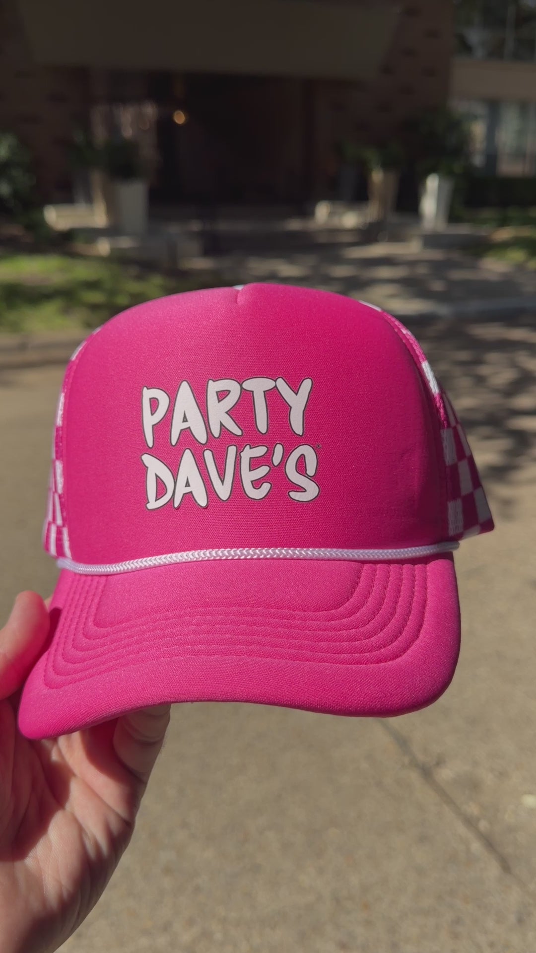Pink Foam Trucker Hat